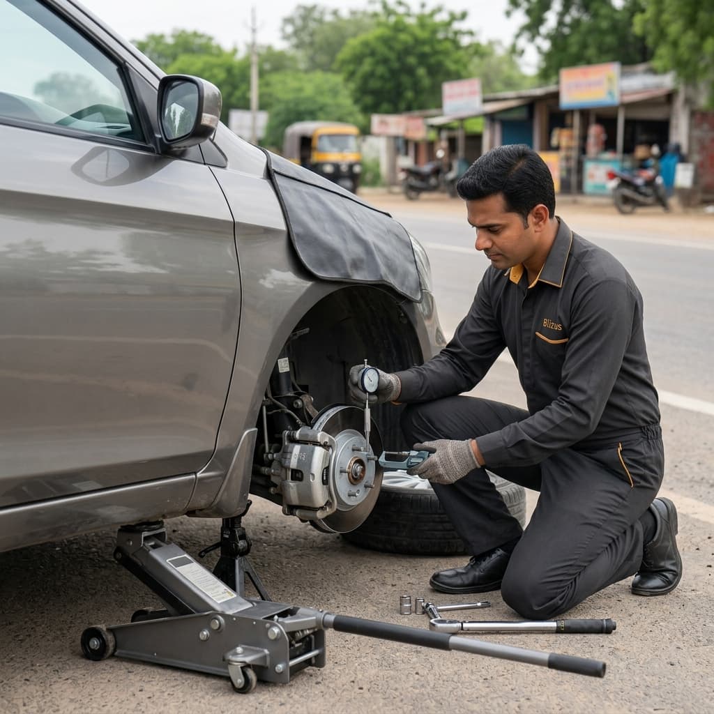 Vehicle Brake Issue in Kherki Daula, Gurugram